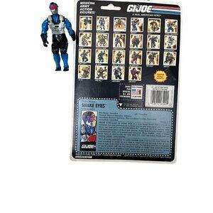 Hasbro G.I. Joe Code Name: Snake Eyes Commando Figure and Card 1990